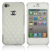 Case chanel branca com a prateado